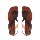 Sandália Ferradura Croco Verde