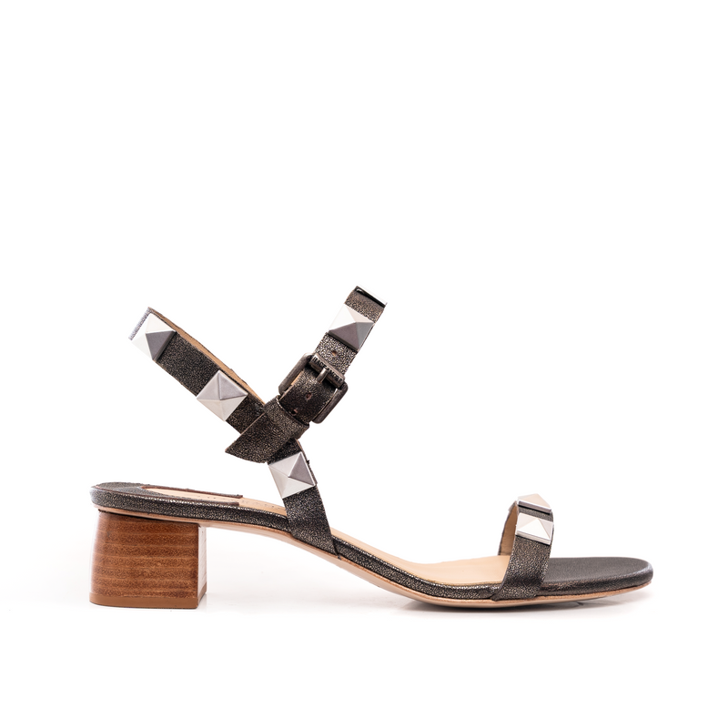 Sandália Alexa Prata Velho