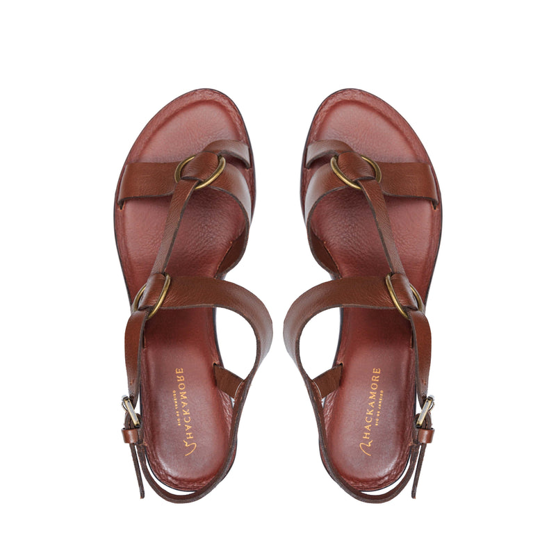 Sandália Lauren Chocolate