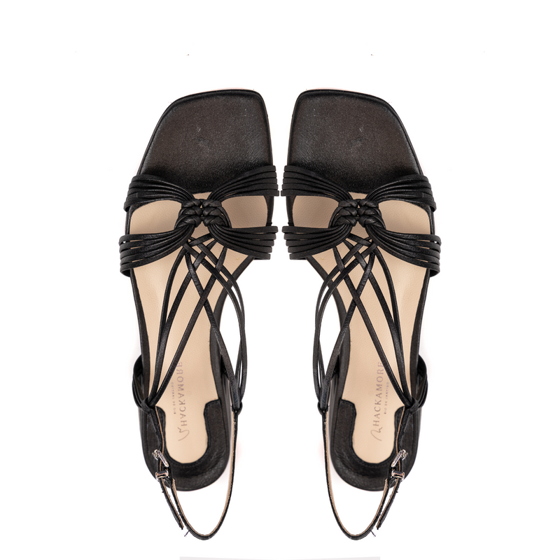 Rasteira Tríade Preto