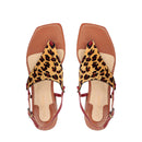 Rasteira Yasmin Leopardo