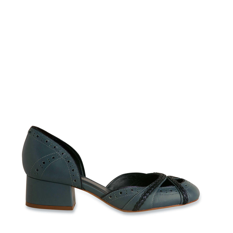 Scarpin Celline Azul Denim/Marinho