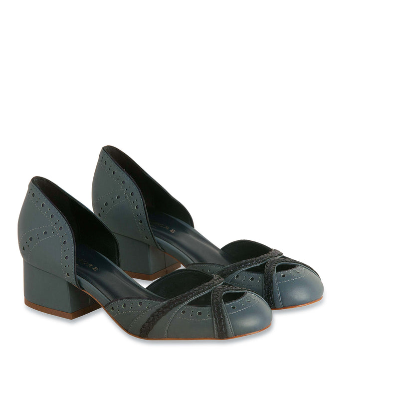 Scarpin Celline Azul Denim/Marinho