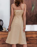 Vestido Midi Summer Com Botões