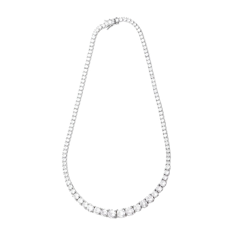 Colar de Prata Feminino com Zircônias Lumiere