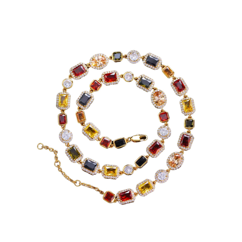 Colar Feminino Choker Zircônias