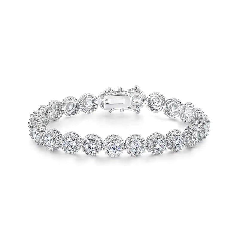 Pulseira Feminina de Prata com Zircônias Radiance