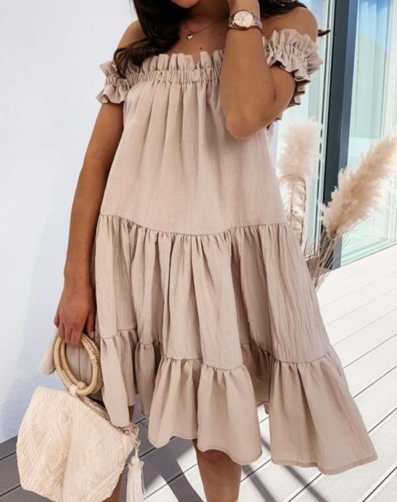 Vestido Ombro a Ombro Cat