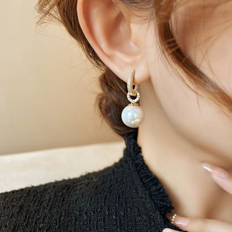 Brinco Argola De Pérola