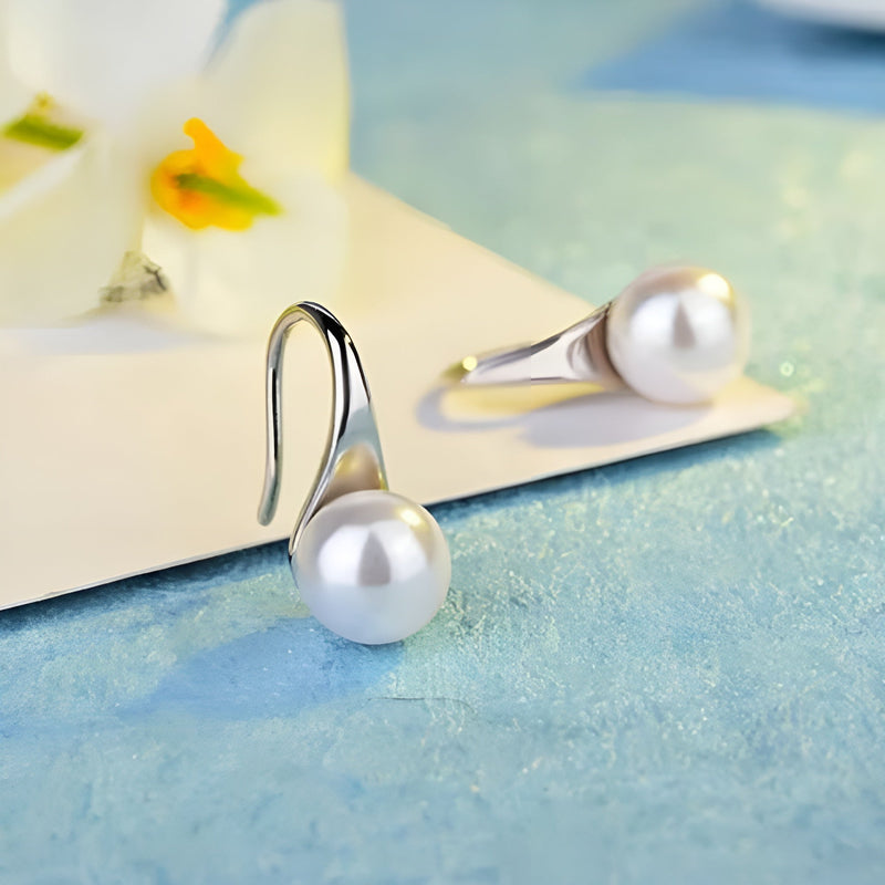 Brinco Pérola Prata
