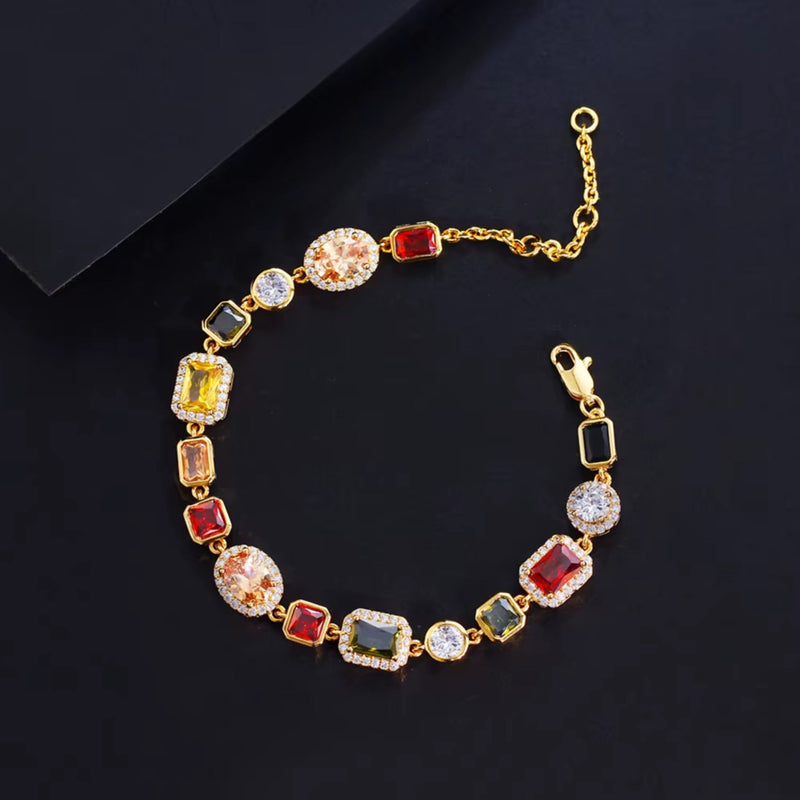 Pulseira Feminina Choker Zircônias