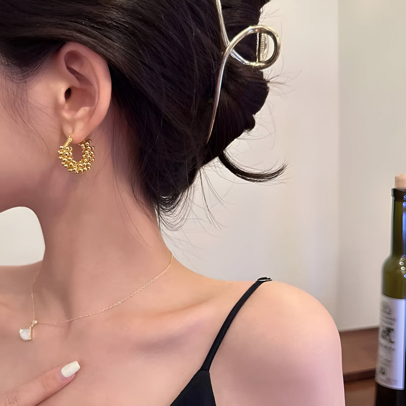 Brinco de Ouro Argola Dourada