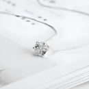 Colar De Prata Com Pingente Zircônia