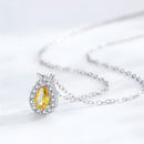 Colar Feminino Pingente Zircônia