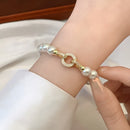 Pulseira de Ouro com Pérolas