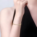 Pulseira Feminina Ouro com Zircônias