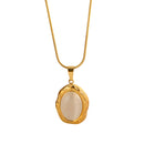 Colar De Ouro Pedra Anze