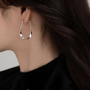 Brinco Argola Torcida Prata