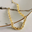 Pulseira Feminina de Ouro Elos