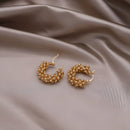 Brinco de Ouro Argola Dourada