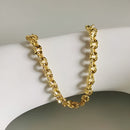 Pulseira Feminina de Ouro Elos