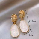 Brinco De Ouro Pêndulo Perolado