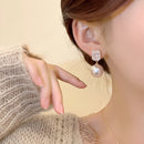 Brinco de Pérola com Zircônias