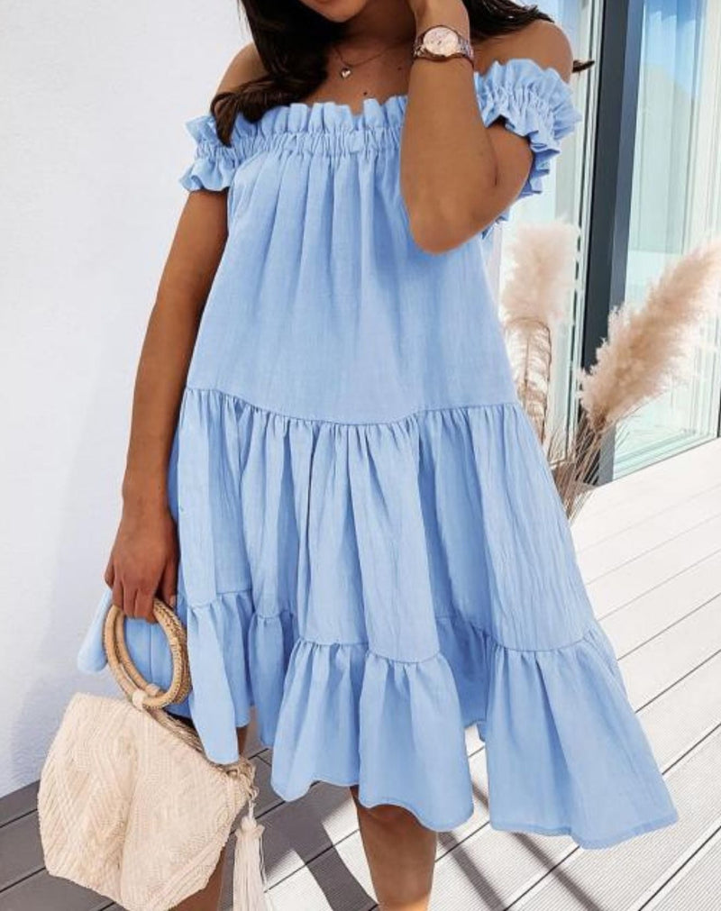 Vestido Ombro a Ombro Cat