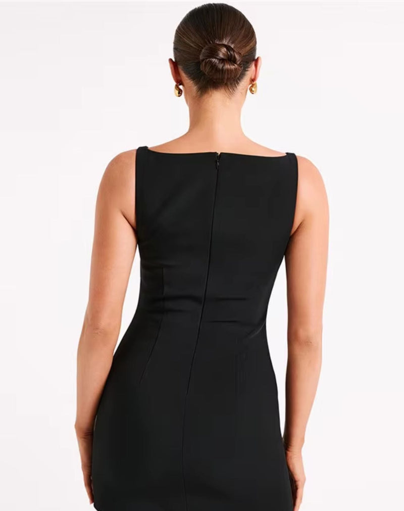 Vestido Curto Blu Estilo Regata