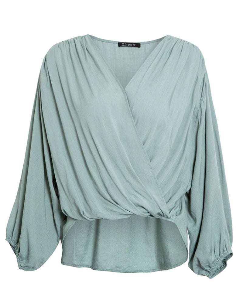 Blusa Puff Mangas Bufantes