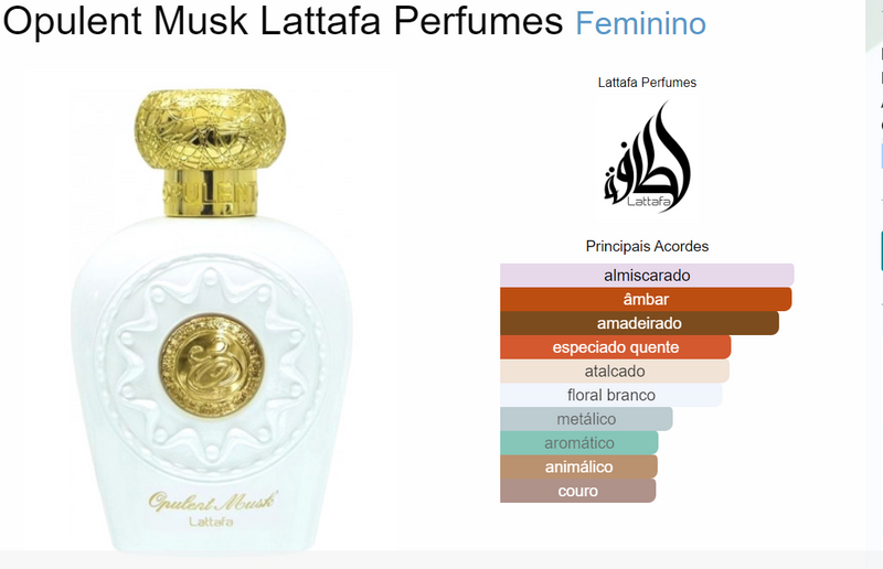 Lattafa Opulent Musk 100 Ml