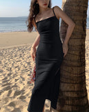 Vestido Midi Cozumel com Fenda Lateral