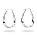 Brinco Argola Torcida Prata