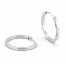 Brinco De Prata Argola Ring