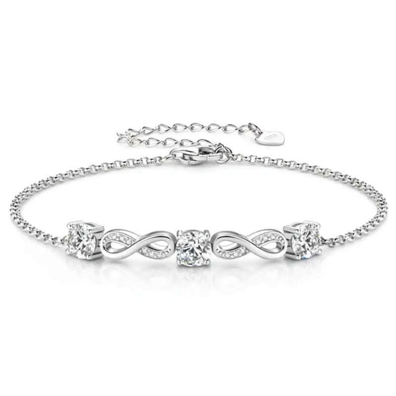 Pulseira Feminina de Prata Dolcezza