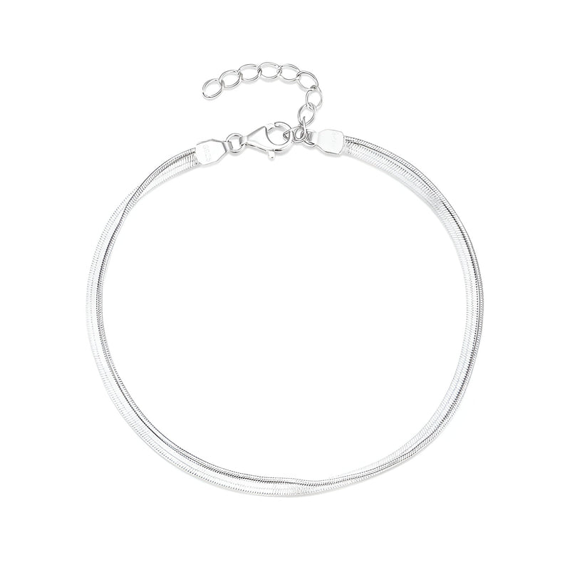 Pulseira Feminina de Prata Fine