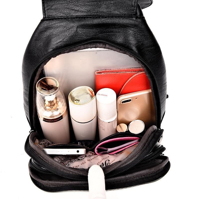 Mochila de Cuero Leny Mujer | Elegante, Resistente y Espaciosa