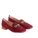 Mocassim Camurça Burgundy Abelha