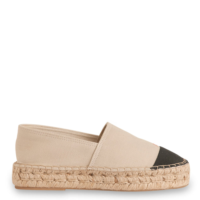 Alpargatha Barth off white/preto