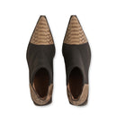 Bota Exótico Neoprene Paola Preto/Off White