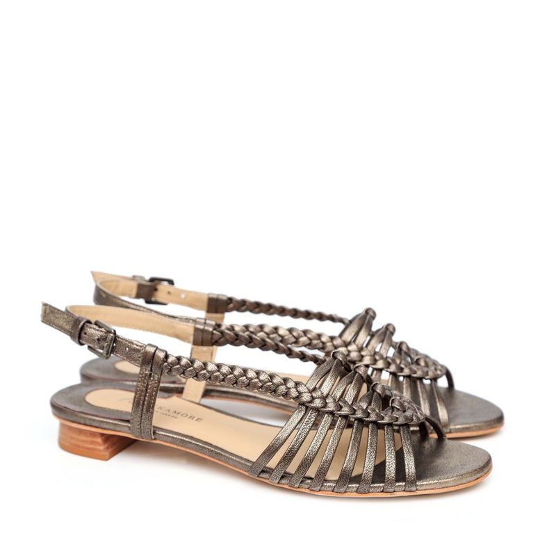 Rasteira Duda Prata velho