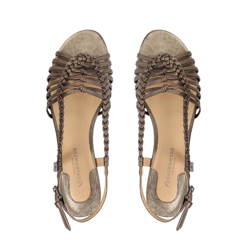 Rasteira Duda Prata velho