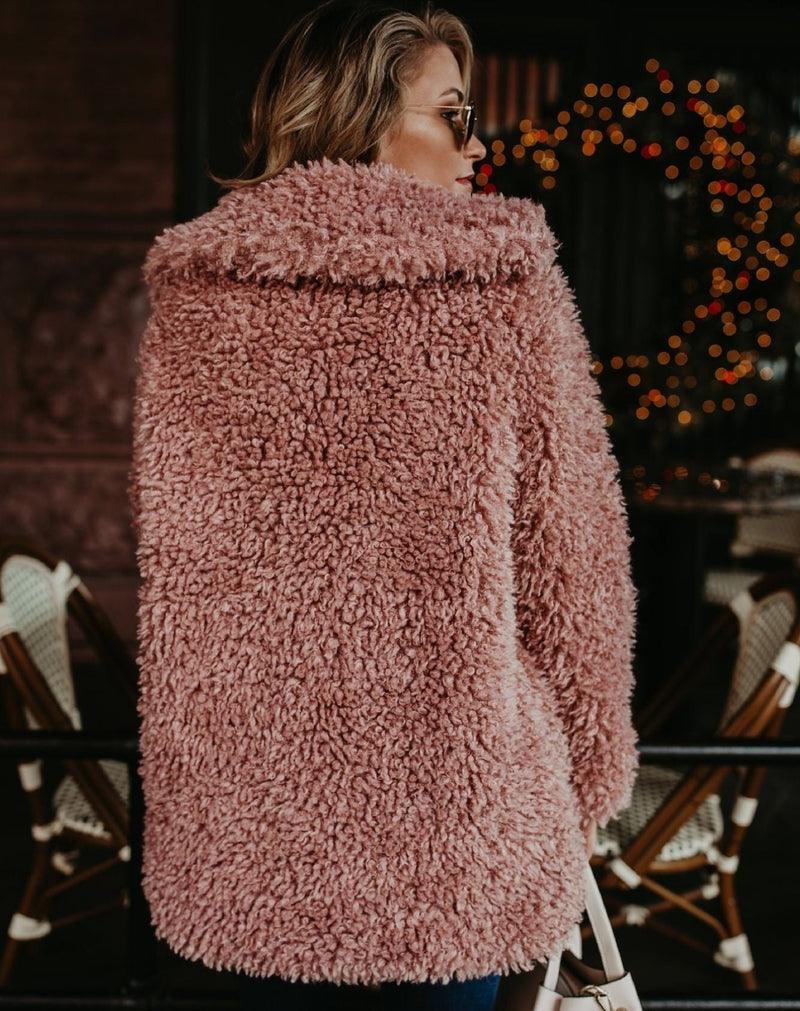 Casaco de Pelos Alongado