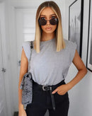 Blusa Mally com Ombreiras