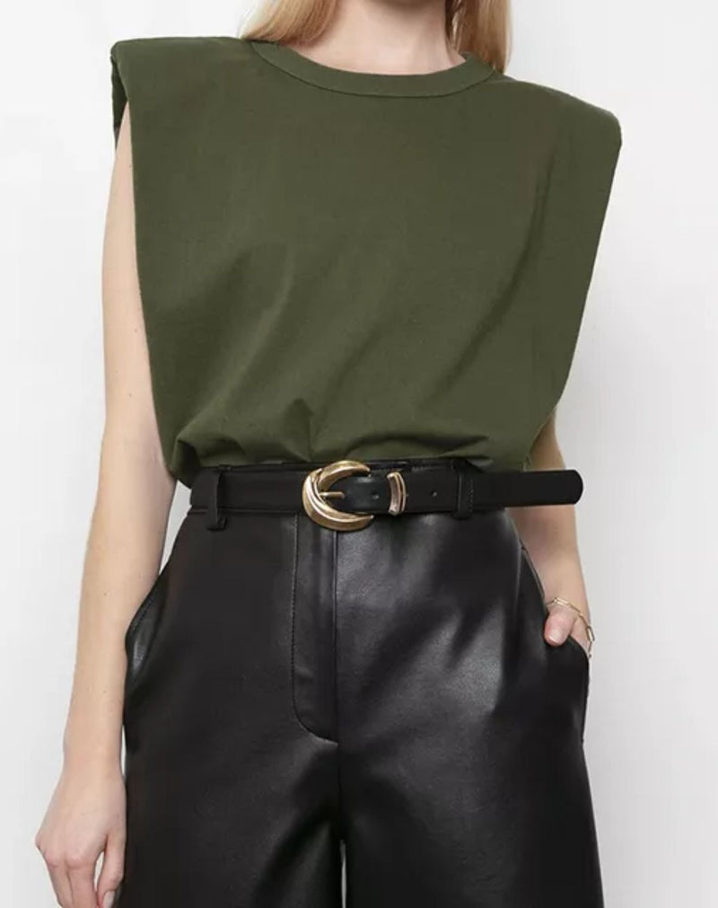 Blusa Mally com Ombreiras