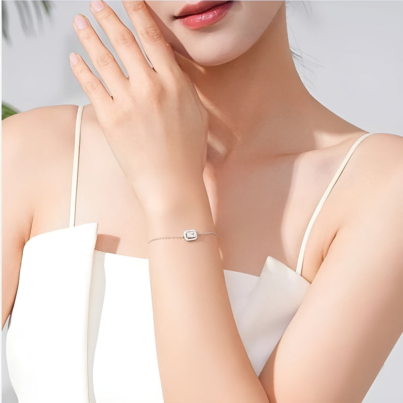 Pulseira de Prata Zircônia Shine