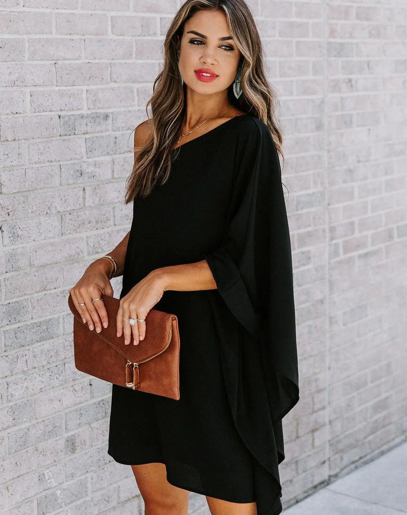 Vestido Mógg de Um Ombro Só