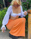 Saia Longa Sarov Cintura Alta