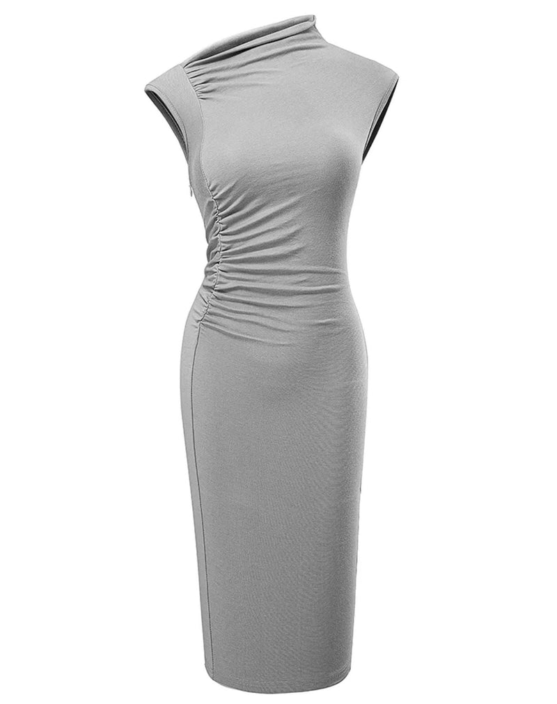 Vestido Midi Lismore com Pregas