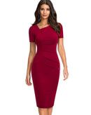 Vestido Midi Nice com Pregas